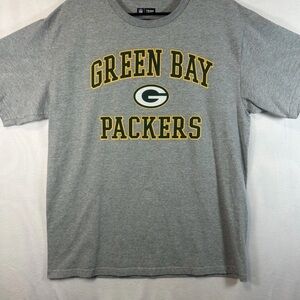 NFL Gray Green Bay Packers Short Sleeve Tee
